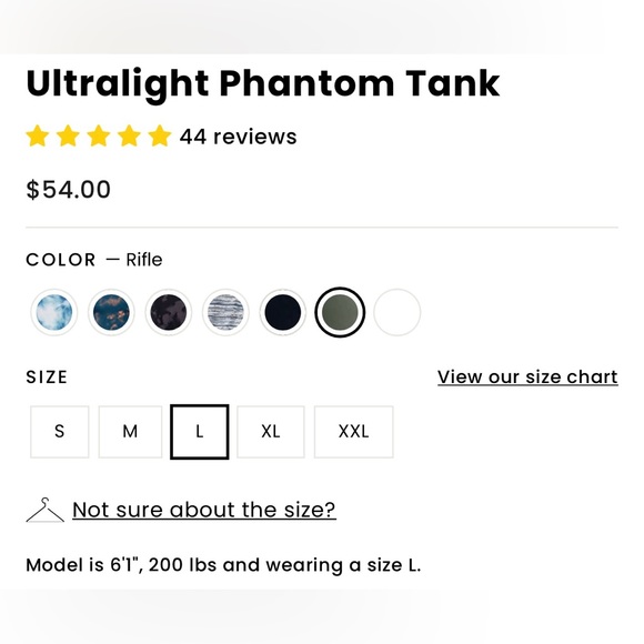 BARBELL APPAREL ULTRALIGHT PHANTOM TANK - Picture 6 of 9